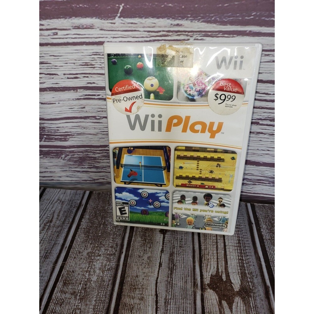 Wii Play Sports Game (Nintendo Wii Video Game)Case artwork disc no manual